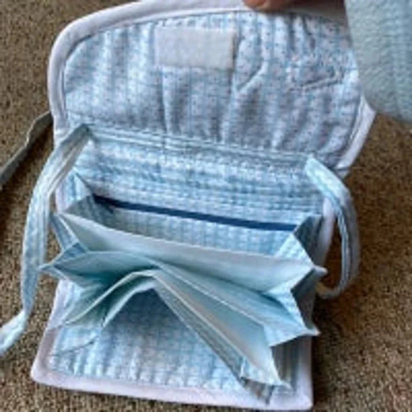 Hand Sewing Crossbody Denim Wallet - Picture 3 of 5